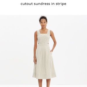 MADEWELL CUTOUT SUNDRESS